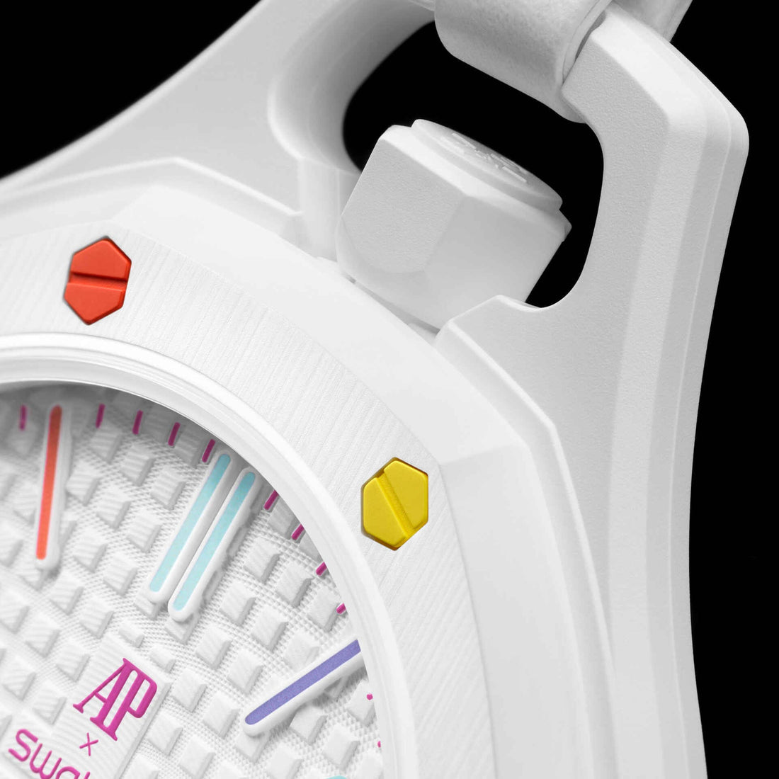 Swatch x Audemars Piguet Bioceramic Royal Pop Huit Blanc